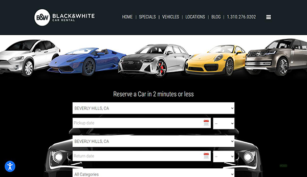 Black and White Car Rental